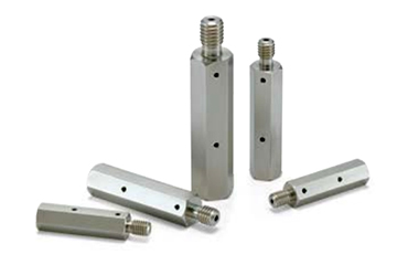 ステンレス SUS304 エアー抜き 六角支柱SHVAS (片側おねじ・片側めねじ)(NBK製)